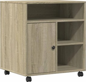 vidaXL Βάση Εκτυπωτή με Ρόδες Sonoma Δρυς 60x50x67 εκ.