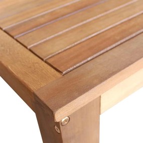 vidaXL Τραπέζι Μπαρ 60 x 60 x 105 εκ. από Μασίφ Ξύλο Ακακίας