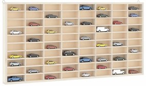 vidaXL Ξύλινη Βιτρίνα Συλλεκτών με 80 Θέσεις 80x4,5x40,5 εκ.