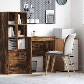 vidaXL Γραφείο Καπνιστή δρυς 60 x 50 x 76 εκ. Επεξεργασμένο ξύλο