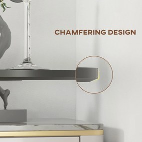 HOMCOM Τραπέζι Μπαρ, Τραπέζι Όρθιο, Τραπέζι για 2 άτομα, 60 x 60 x 102 cm, Μαύρο