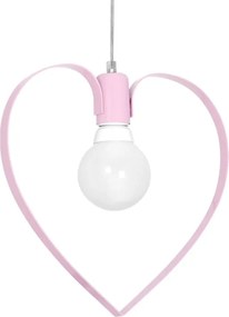 Παιδικό Κρεμαστό Φωτιστικό Amore Ροζ