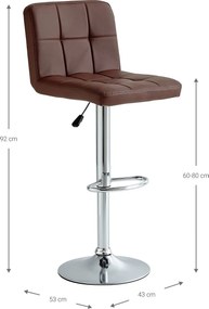 Σκαμπό μπαρ Sammie-Kafe