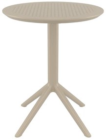 SKY TAUPE Φ60X74εκ. ΤΡΑΠΕΖΙ ΠΤΥΣ/ΝΟ ΠΟΛ/ΝΙΟΥ