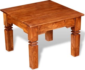 vidaXL Τραπεζάκι Σαλονιού 60x60x45 εκ. από Μασίφ Ξύλο
