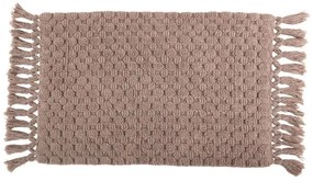 Ταπέτο Μπάνιου Nadia 05589.001 50x80cm Beige 50 X 80 100% Βαμβάκι