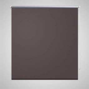 vidaXL Ρόλερ Σκίασης Blackout Καφέ 120 x 175 cm