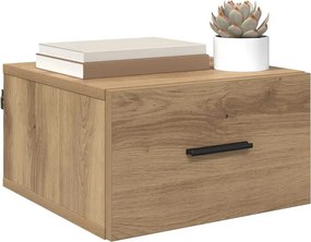 vidaXL Κομοδίνο artisan δρυς 35 x 35 x 20 εκ Επεξεργασμένο ξύλο