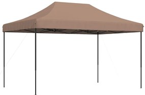 vidaXL Τέντα Εκδηλώσεων Πτυσσόμενη Pop-Up Καφέ 440x292x315 εκ.
