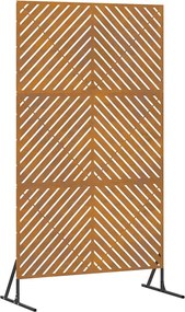vidaXL Οθόνη Ιδιωτικότητας Γκρι 100 x 50 x 180 εκ. Ατσάλι