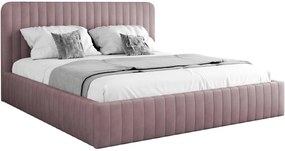 Επενδυμένο κρεβάτι Caniko-Roz-180 x 200 εκ.