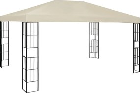vidaXL Κιόσκι Κρεμ 3 x 4 μ.