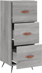 vidaXL Ντουλάπι Γκρι Sonoma 34,5x34x90 εκ. από Επεξεργασμένο Ξύλο