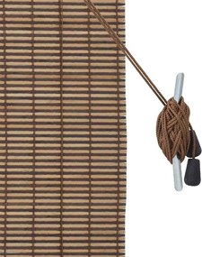 vidaXL Ρόλερ με κουρτίνες Καφέ 100 x 220 cm Μπαμπού