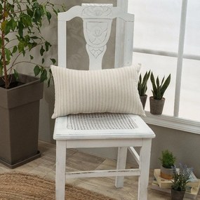 Μαξιλαροθήκη Διακοσμητική Guensa 11 Beige-Grey Teoran 30X50 Cotton-Polyester