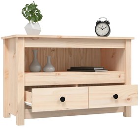 vidaXL Έπιπλο Τηλεόρασης 79 x 35 x 52 εκ. από Μασίφ Ξύλο Πεύκου
