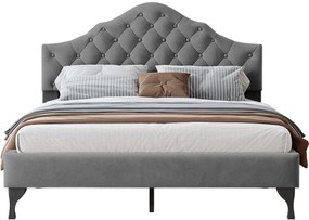 Επενδυμένο κρεβάτι Desora-Gkri