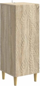 vidaXL Πλαϊνό γραφείο Sonoma Δρυς 33 x 34,5 x 90 εκ Επεξεργασμένο Ξύλο