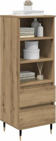 vidaXL Highboard Artisan Oak 40 x 36 x 110 εκ. Επεξεργασμένο Ξύλο