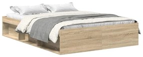 vidaXL Πλαίσιο Κρεβατιού Sonoma Δρυς 160 x 200 εκ.