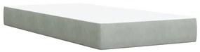 ΚΡΕΒΑΤΙ BOXSPRING ΜΕ ΣΤΡΩΜΑ ΑΝΟΙΧΤΟ ΓΚΡΙ 100X200 ΕΚ. ΒΕΛΟΥΔΙΝΟ 3293146