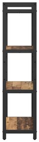 vidaXL Βιβλιοθήκη Παλαιό ξύλο 60 x 30 x 118 εκ Επεξεργασμένο ξύλο