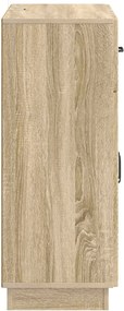 vidaXL Πλαϊνό γραφείο με συρτάρι Sonoma Δρυς 66 x 34,5 x 87 εκ.
