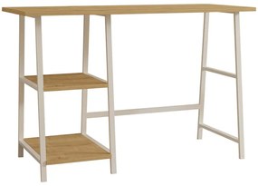Γραφείο Dobra 835PUQ6272 120x51x75cm Oak-White