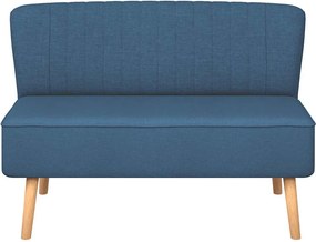 vidaXL Καναπές Μπλε 117 x 55,5 x 77 εκ. Υφασμάτινος