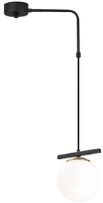 Φωτιστικό Οροφής Uzum 892OPV1614 37x15x100cm 1xE27 40W Black-White Opviq