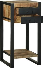 vidaXL End Table Καφέ 40 x 40 x 80 cm Στερεό ξύλο μάνγκο