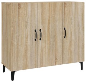 vidaXL Ντουλάπι Sonoma δρυς 90x34x80 εκ. Επεξεργασμένο Ξύλο