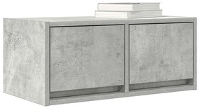 vidaXL Έπιπλο Τηλεόρασης Γκρι μπετόν 60x31x25,5 εκ. Επεξεργασμένο Ξύλο