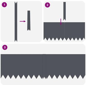 vidaXL Περίγραμμα γκαζόν 50 pcs Ανθρακί 100 x 0.05 x 20 εκ