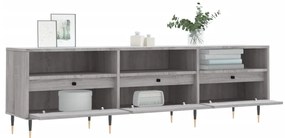vidaXL Έπιπλο Τηλεόρασης Γκρι Sonoma 150x30x44,5 εκ. από Επεξεργ. Ξύλο