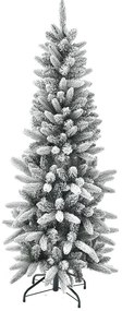 Χριστουγεννιάτικο Δέντρο Flocked Pencil 81950 150cm (492tips) White-Green