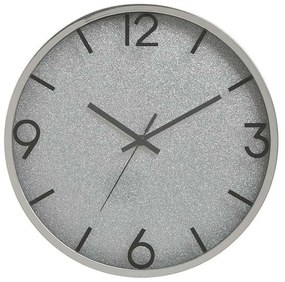 Ρολόι Τοίχου Pl 6-20-284-0016 Φ30x4cm Silver Click Πλαστικό