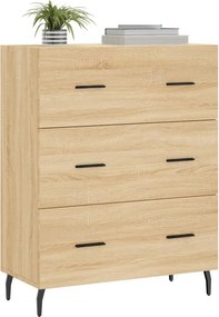 vidaXL Ντουλάπι Sonoma Δρυς 69,5 x 34 x 90 εκ. από Επεξεργασμένο Ξύλο