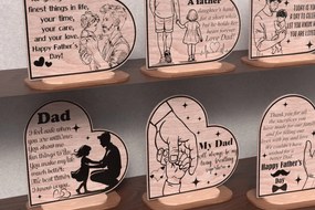 Σετ των 2 Intra απο ξύλο plywood Χρώμα wenge 3mm-4mm πάχος - Πακέτο για την Ημέρα του Πατέρα Δίασταση 20x20 cm INTRAFABR-103575099