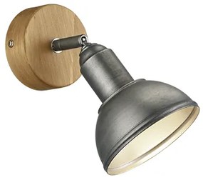 Delhi Μονό Σποτ με Ντουί E14 σε Γκρι Χρώμα Trio Lighting 803400167