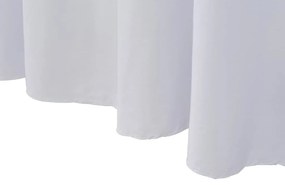 Καλύμματα / Φούστες Τραπεζιού 2 τεμ. Λευκό 120 x 60,5 x 74 εκ. - Λευκό