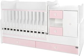 BED MINI MAX NEW 190/72 COLOUR WHITE/ORCHID PINK