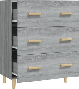 vidaXL Ντουλάπι Γκρι Sonoma 70 x 34 x 90 εκ. από Επεξεργασμένο Ξύλο