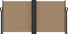 vidaXL Σκίαστρο Πλαϊνό Συρόμενο Taupe 120 x 1200 εκ.