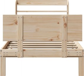 vidaXL Πλαίσιο Κρεβατιού Κεφαλάρι 75x190εκ. Μασίφ Πεύκο