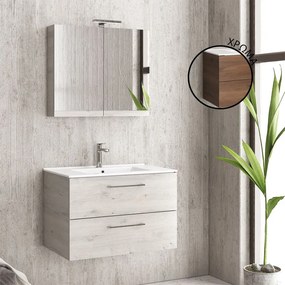 KARAG NEW ELSA Βάση με δύο συρτάρια Brown 8702 NEW ELSA 75 KARAG 74x45x48cm KARAG-5206836048765