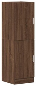 Ντουλάπι Κουζίνας Καφέ δρυς 38x41,5x131,5 εκ. Επεξεργ. Ξύλο - Καφέ
