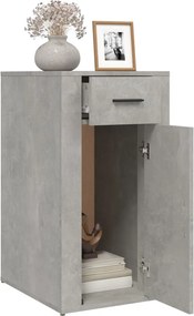 vidaXL Ντουλάπι Γραφείου Γκρι Σκυροδ. 40x49x75 εκ. Επεξεργασμένο Ξύλο