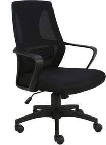 BF2960 Πολυθρόνα Γραφείου Mesh Μαύρο   1τμχ