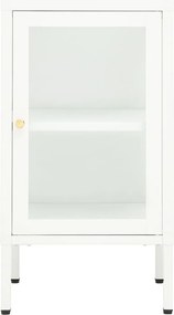 vidaXL Μπουφές 38 x 35 x 70 εκ. Μέταλλο και Γυαλί